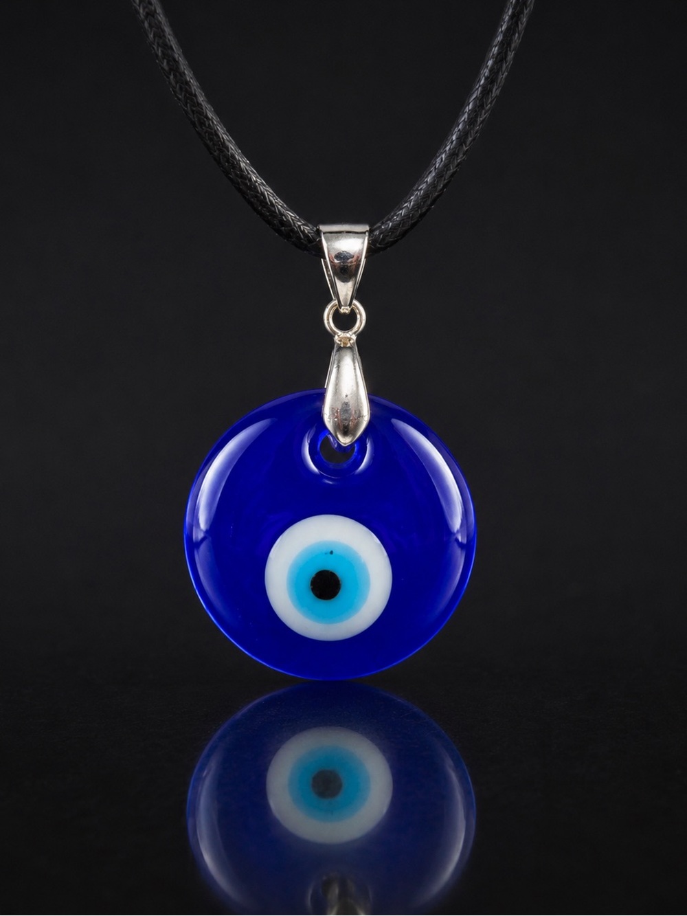 🌸 Blue Evil Eye Pendant Necklace - Women Jewelry